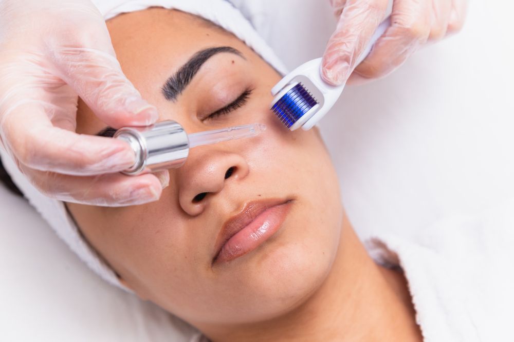 Gesichtsbehandlung Massage